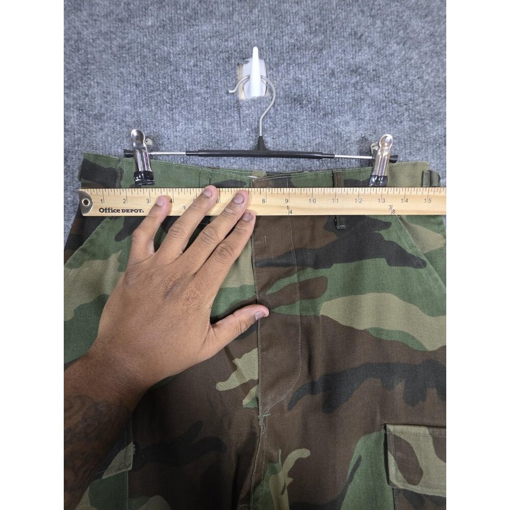 Vintage Propper BDU Pants Mens ST Woodland Camo Combat Cargo Military 90s - Picture 10 of 16
